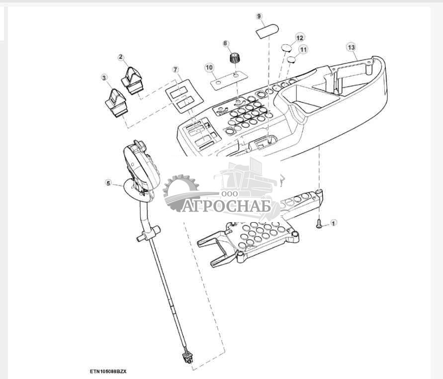 Пульт управления, CommandARM™ с синхронизатором машины 